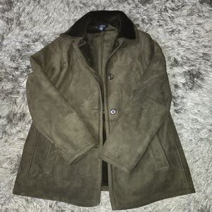 Vintage Chaps Faux Suede Coat